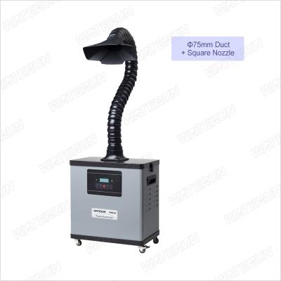 China Brushless Laser Fume Extractor Mobile Portable With Single Arm for sale