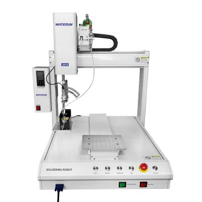 China Desktop 4 Axis Automatic Soldering Robot Stable 200W Heating Power for sale