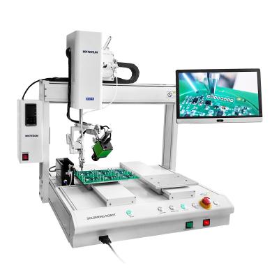 China Double Table Automatic Soldering Robot Electric With Display Screen for sale