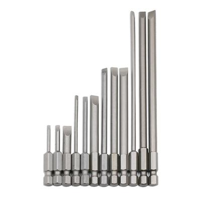 China Silver Practical Screwdriver Bits , Slot Type Magnetic Nut Setter for sale