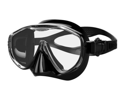 China Silicone Low Volume Free Diving Mask , Free Dive Goggles with CE Certificate for sale