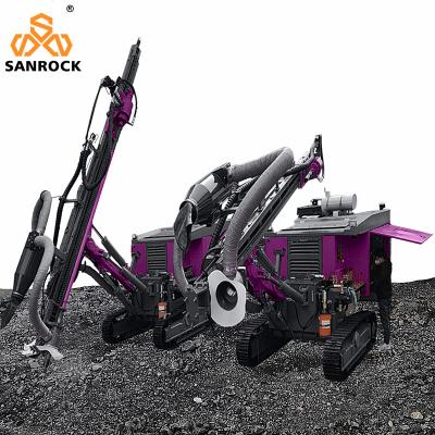 China Rock Blasting Integrated Drilling Equipment Mining Hydraulic Rotary DTH Drilling Rig for sale