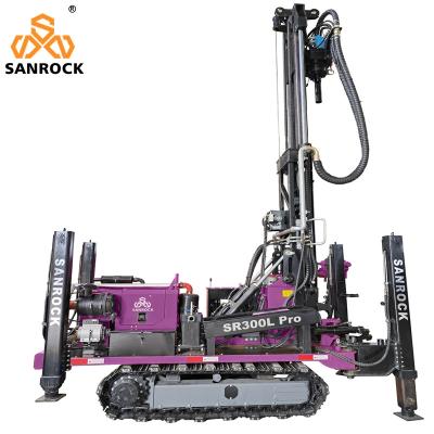 China Hydraulic Crawler Drilling Rig Rotary Borehole 300 Meters Water Well Drilling Rig for sale