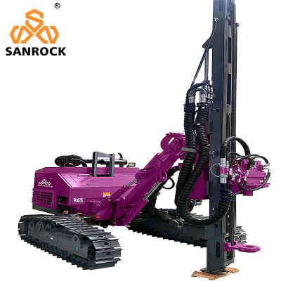 China 35m Depth DTH Drilling Machine Hydraulic Rotary Borehole Mining DTH Drilling Rig for sale