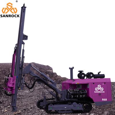 China Hydraulic Crawler DTH Drilling Machine Mining Borehole High Efficiency for sale