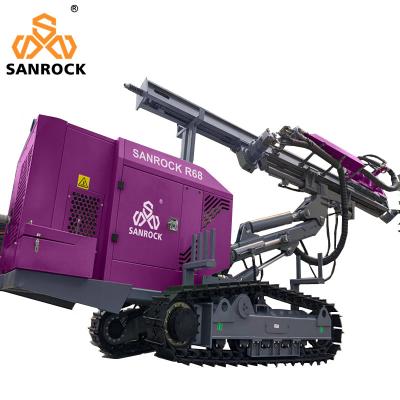China Rotary Borehole DTH Drilling Rig Equipment Diesel Power Hydraulic For Minin for sale