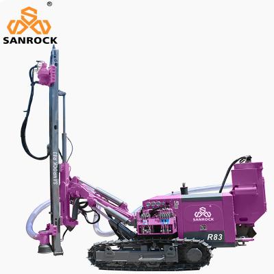 China Separated DTH drilling machine hydraulic rotary borehole mining crawler drilling rig for sale