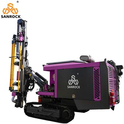 China Mining Automatic DTH Drilling Rig Hydraulic Blast Hole Integrated DTH Drilling Machine for sale