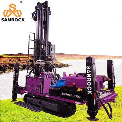 China Crawler Water Well Drilling Rig Hydraulic Borehole 300m Depth Water Drilling Rigs For Sale for sale