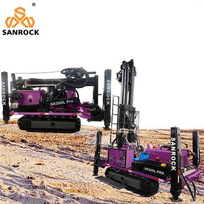 China 260m Deep Water Well Drilling Rig Rotary Borehole Hydraulic Water Well Drilling Rig Machine for sale