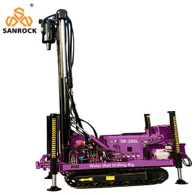 China Portable Well Drilling Rig Bore hole Deep 200m Hydraulic Water Well Drilling Equipment for sale