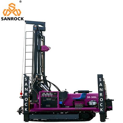 China Deep Water Well Equipment Full Hydraulic Borehole 300m Crawler Water Well Drilling Rig for sale
