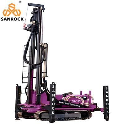 China Mobile Water Well Drilling Machine Hydraulic Bore hole 400m Deep Water Well Drilling Rig for sale