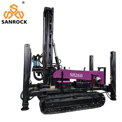 China Water Well Drill Machine Borehole Depth 260m Portable Hydraulic Water Well Drilling Rig for sale