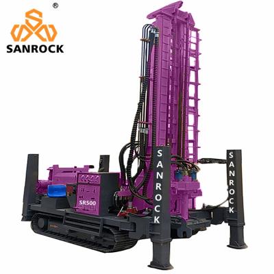 China Deep Water Well Drilling Equipment Bore Hole 500m Hydraulic Water Drilling Machine for sale