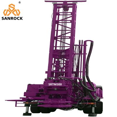 China Truck Mounted Water Well Drilling Rig With Mud Pump Deep 300m Water Well Drill Rig for sale