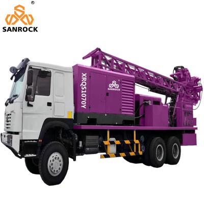 China Truck Mounted Water Well Drilling Rig Bore hole Deep 400m Water Well Drilling Rig Machine for sale