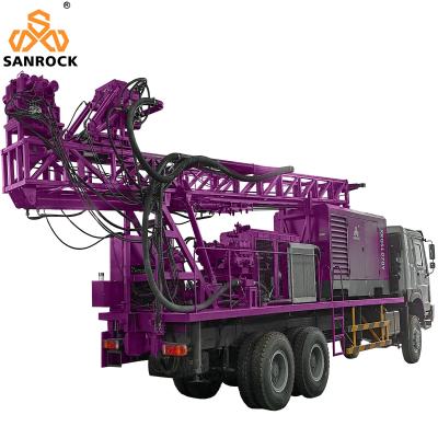 中国 トラックに取り付けられた井戸の掘削装置600mの深い油圧井戸の掘削装置 販売のため