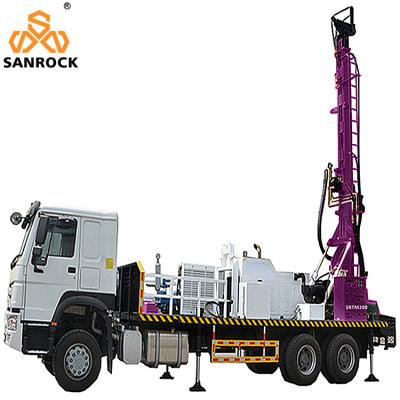 China Hydraulic Truck Mounted Water Well Drilling Rig 300m Deep Water Drilling Rigs for sale