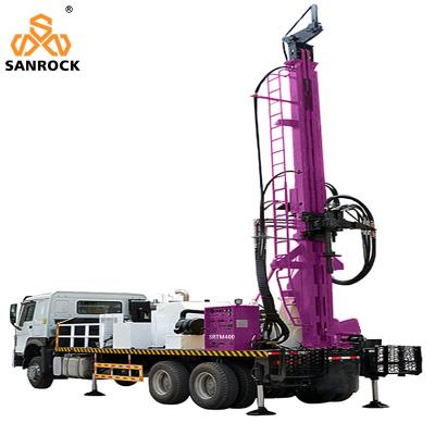 中国 完全な油圧トラックによって取付けられる井戸の400mの深海の掘削装置を掘削装置 販売のため