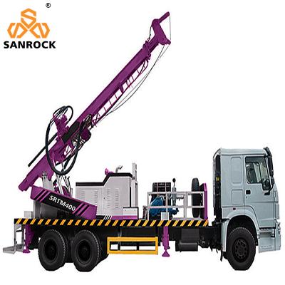China Truck Mounted Water Well Drilling Rig Hydraulic Water Well Drilling Machine With Mud Pump for sale