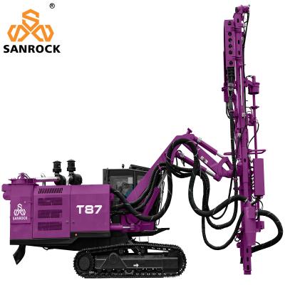 China Crawler Top Hammer Drill Rig Hydraulic DTH Drilling Rig With Automatic Rod Changing System for sale