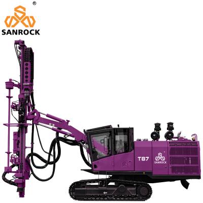 China Top Hammer DTH Drill Rig Crawler Hydraulic Mining Borehole Drilling Machine à venda