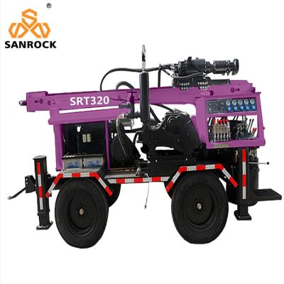 China Trailer Mounted Water Well Drilling Rig Full Hydraulic Water Drilling Rig Machine for sale