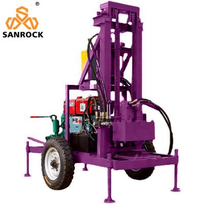 China Portable Water Well Drilling Equipment Hydraulic Small Water Drilling Rig Machine for sale