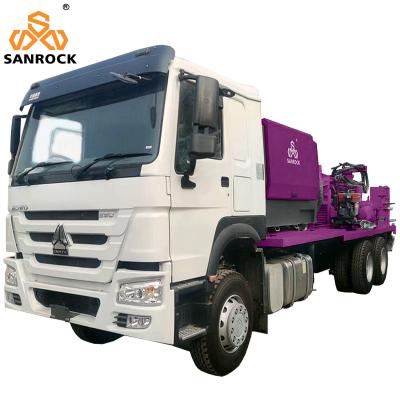 China Truck Mounted Water Well Drilling Rig With Mud Pump Deep 300m Hydraulic Water Well Rig for sale