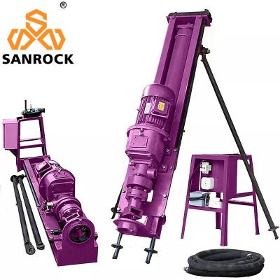 China Portable Mining Bucket Drilling Rig Pneumatic Rotary Borehole DTH Drill Rig for sale