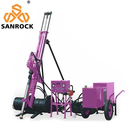 中国 Portable Bucket DTH Drilling Rig Machine Hydraulic Rotary Borehole Drilling Equipment 販売のため
