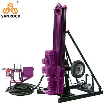China Hydraulic Borehole Deep Rock Drilling Rig Portable Pneumatic Mining Drilling Rig Machine à venda