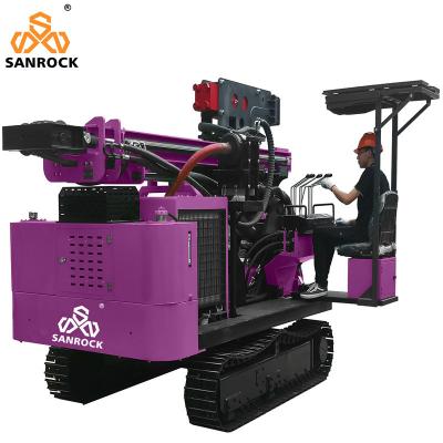 China Solar Ground Pile Driver Equipment Hydraulic Screw Pile Driving Rig for sale