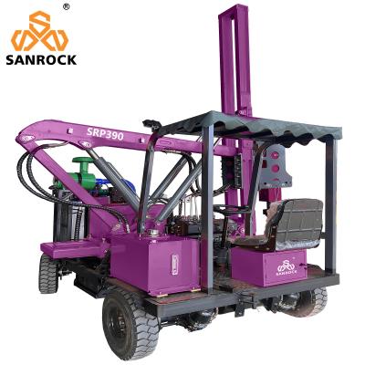 China Portable Pile Drilling Rig Vibration Hammer Pile Driving Equipment for sale
