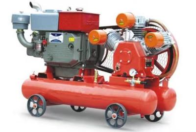 China Energy Saving Diesel Powered Air Compressor / Rock Drill Compressor Long Service Life for sale