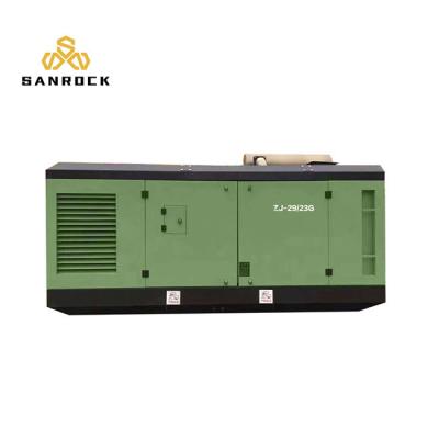 China Stationary Portable Screw Air Compressor Water Cooling 17 Bar 23 Bar 25 Bar for sale