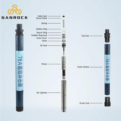 China Drilling Blasting Hole Dth Drilling Tools Dth Hammer Long Service Life for sale