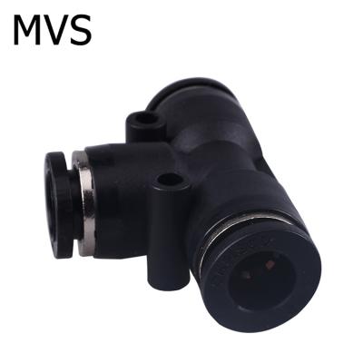 China Connect Pipes Plastic Union Easy Straight Air Push Connector Installation Quick Connector Tube Fitting Pipe for sale