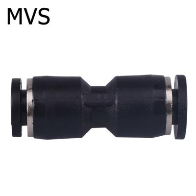 China Connect Pipes Pneumatic System Accessories Unions One Touch Air Hoses PU Connector Pneumatic Straight Quick Fitting For Tube for sale