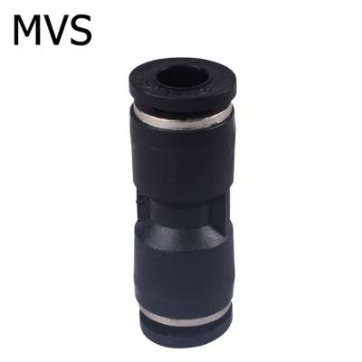 China Connect Pipes Straight Tube Quick Connector Push In Pneumatics Fittings Plastic Tubes Hose Compression Quick Fit PU for sale