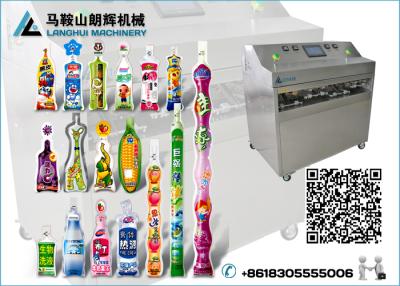China Soft Drink Filling and Sealing Machine for Stand Up Pouch | pre-shaped bag for sale