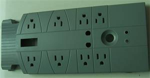China plastic socket enclosure housing and accessories ABS material Gray color made in China, Cheap for sale