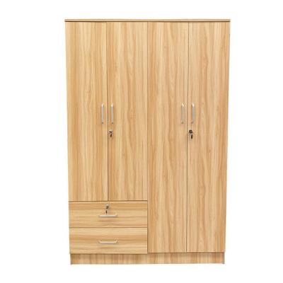 China Simple Wood Panel Furniture Bedroom Clothes Wardrobe Customized for sale