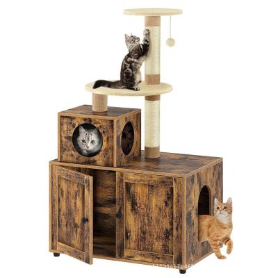 China Categoria E1 da caixa de maca 15mm de Cat Furniture Enclosed Cat Wood da madeira maciça à venda