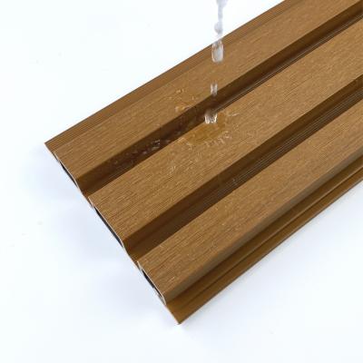 China 140*25mm Wpc Interior Wall Cladding Wooden Plastic Composite Panels Mould Proof for sale