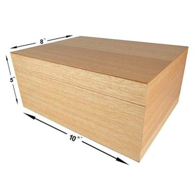 China As caixas de armazenamento Lidded de madeira multifuncionais personalizadas dão forma ao projeto excelente à venda