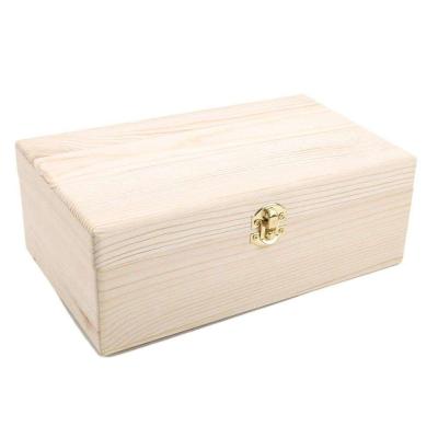 Китай Многофункциональное деревянной коробки Keepsake фестиваля винтажное прикрепленное на петлях Lidded незаконченное продается