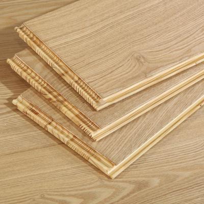 China 20 Colors Wire Brushed Oak Engineered Hardwood Flooring 18mm Thickness for sale