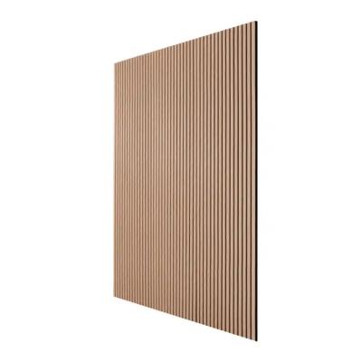 China Natural Ash Fireproof Interior Wpc Wall Panel Acoustic Wood Slat for sale